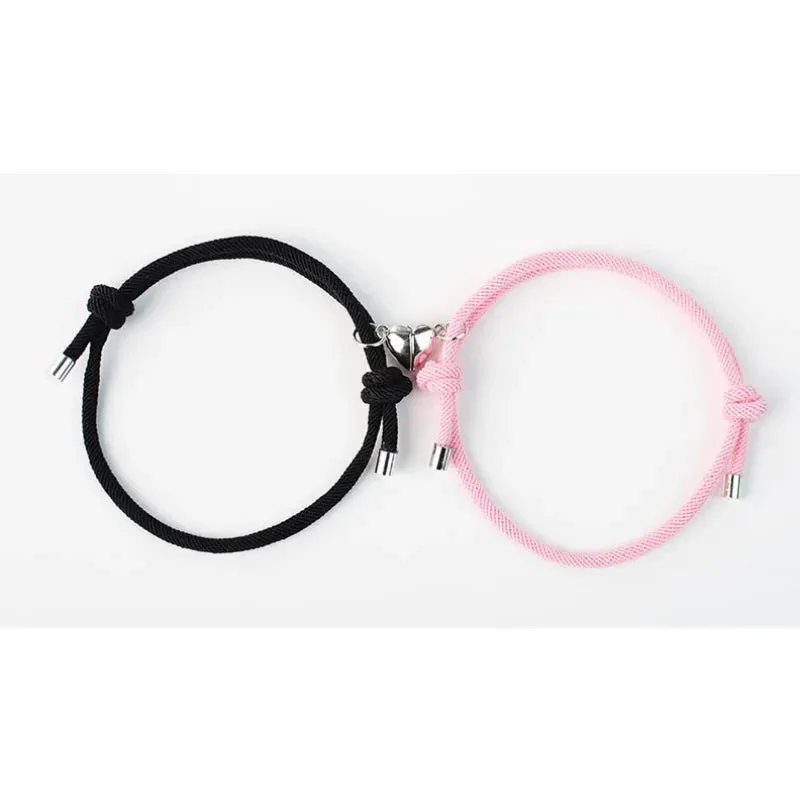 Adjustable Braided Magnetic Couple Bracelet – Strengthen Your Bond