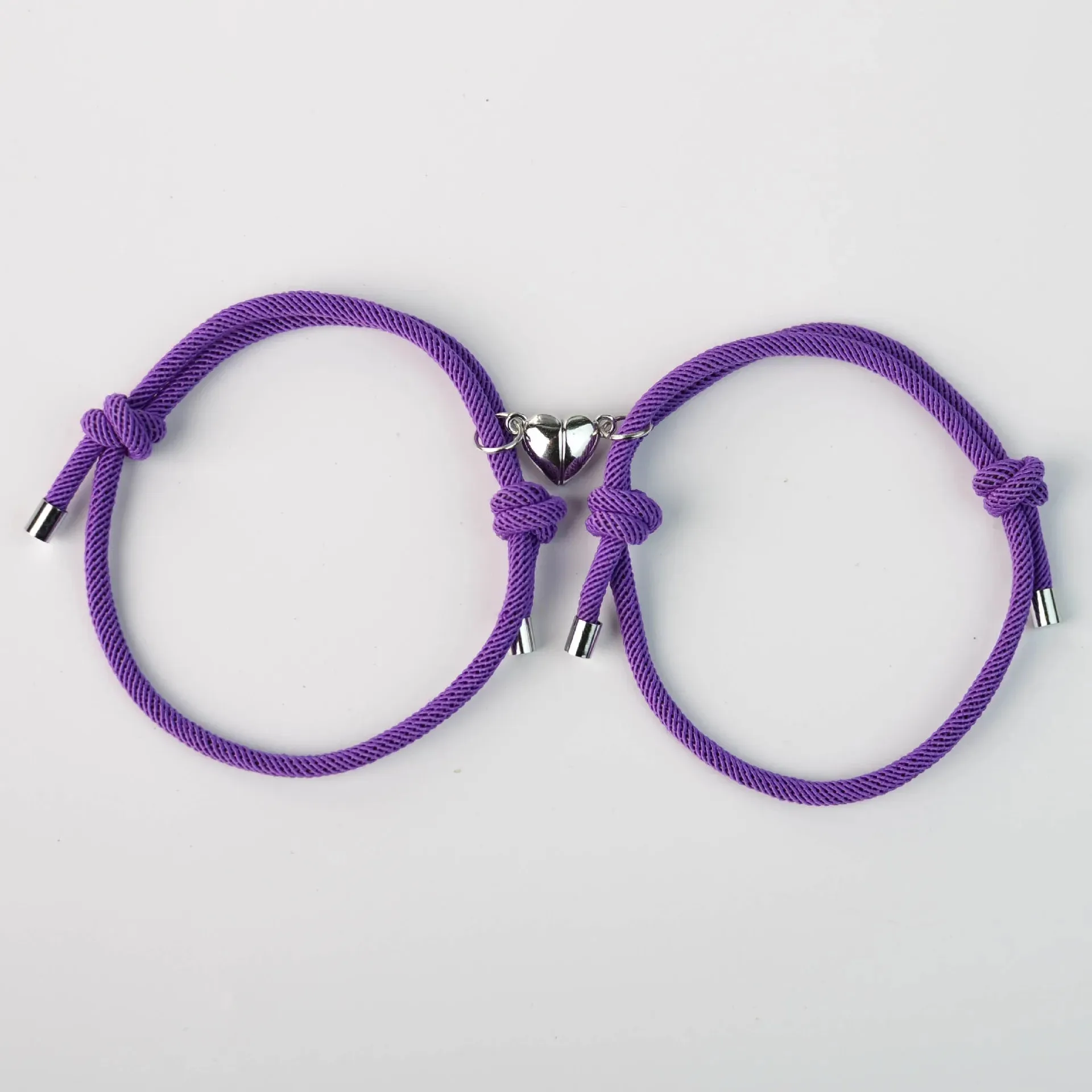 Adjustable Braided Magnetic Couple Bracelet – Strengthen Your Bond