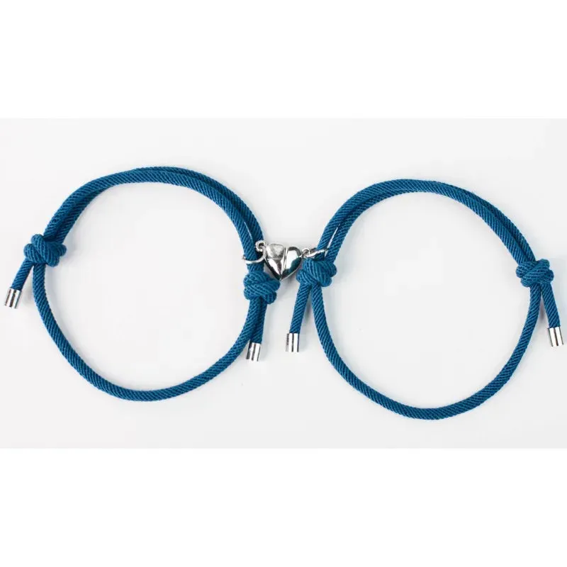 Adjustable Braided Magnetic Couple Bracelet – Strengthen Your Bond