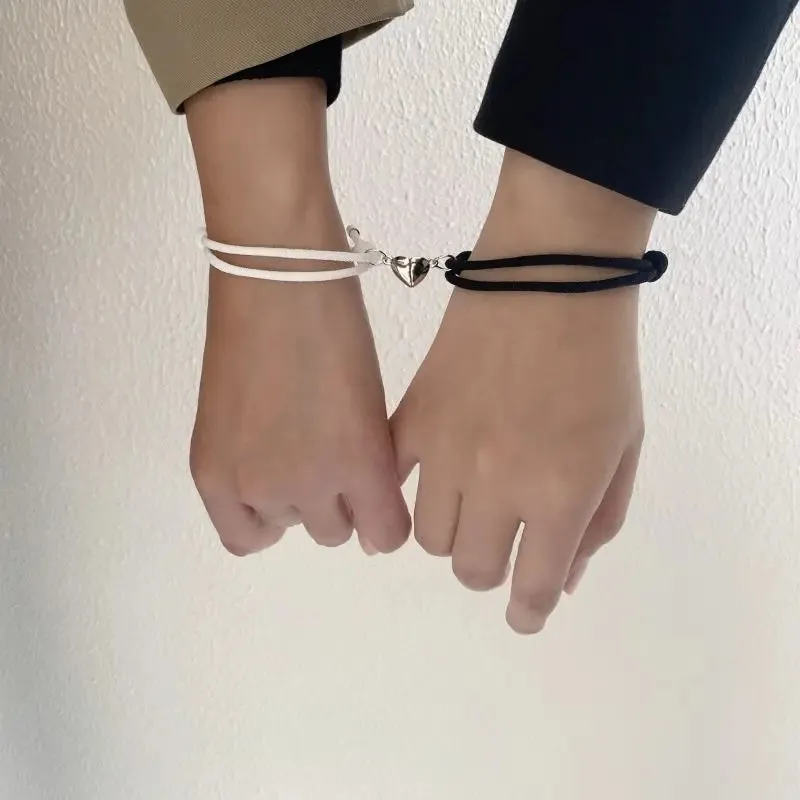 Adjustable Braided Magnetic Couple Bracelet – Strengthen Your Bond