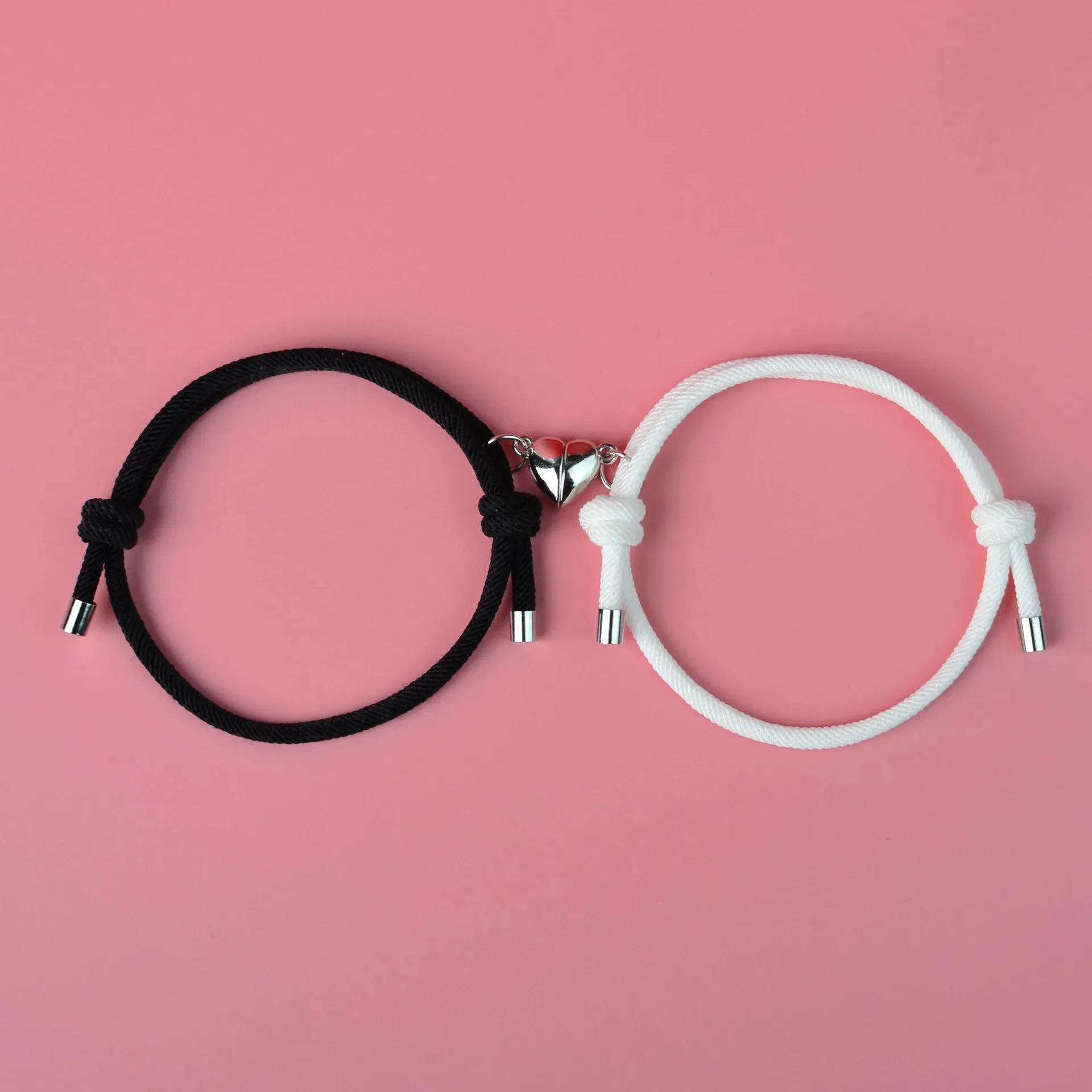 Adjustable Braided Magnetic Couple Bracelet – Strengthen Your Bond