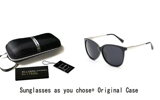 ELITERA 2017 Luxury Women Sunglasses Fashion Round Ladies Vintage Retro Brand Designer Oversized Female Sport Sun Glasses Tide