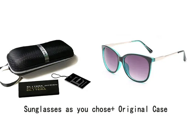 ELITERA 2017 Luxury Women Sunglasses Fashion Round Ladies Vintage Retro Brand Designer Oversized Female Sport Sun Glasses Tide