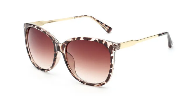 ELITERA 2017 Luxury Women Sunglasses Fashion Round Ladies Vintage Retro Brand Designer Oversized Female Sport Sun Glasses Tide