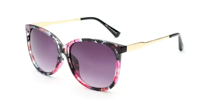 ELITERA 2017 Luxury Women Sunglasses Fashion Round Ladies Vintage Retro Brand Designer Oversized Female Sport Sun Glasses Tide