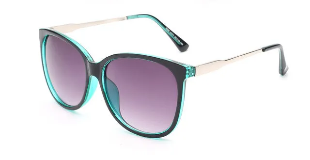 ELITERA 2017 Luxury Women Sunglasses Fashion Round Ladies Vintage Retro Brand Designer Oversized Female Sport Sun Glasses Tide