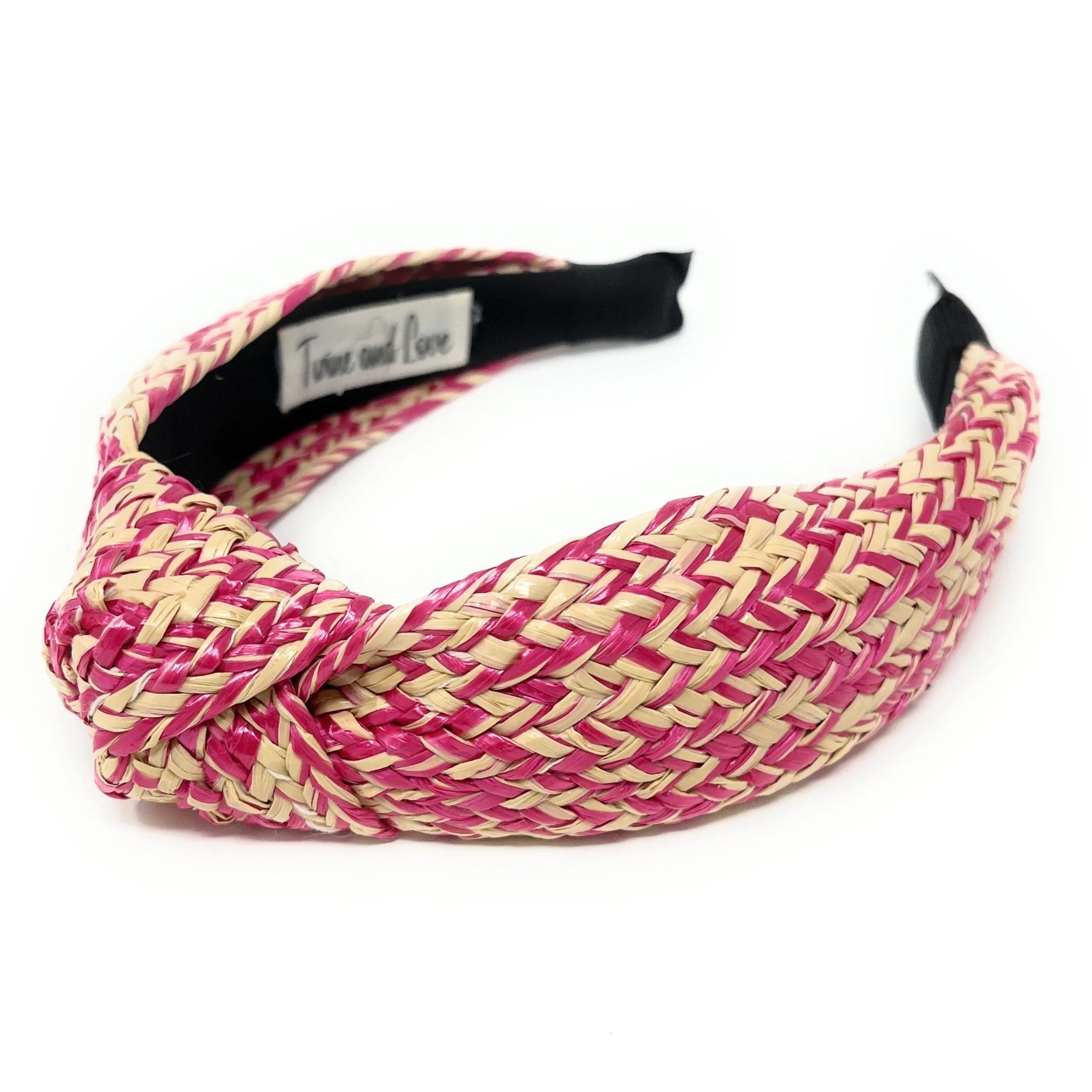 Raffia Woven Knotted Headband