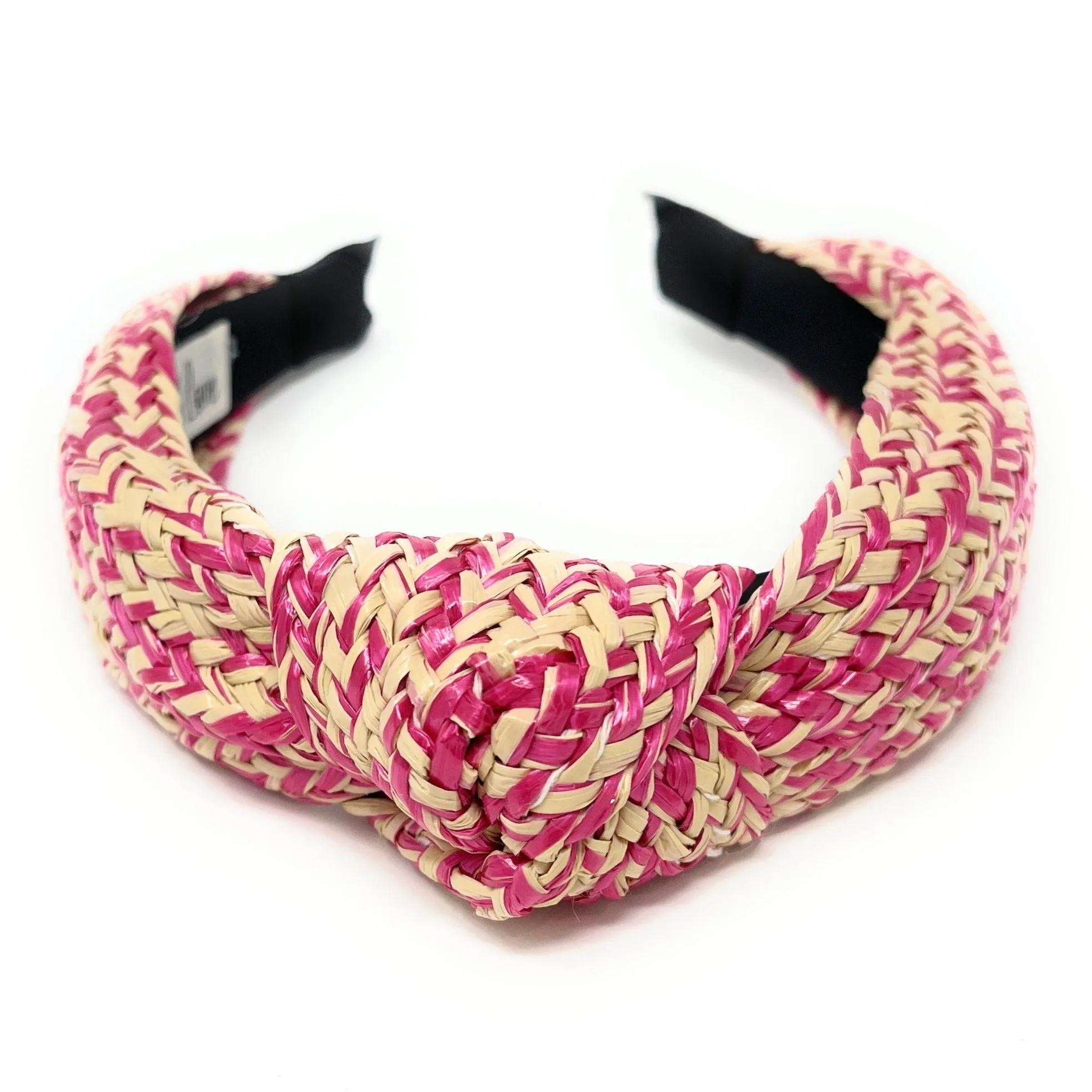 Raffia Woven Knotted Headband
