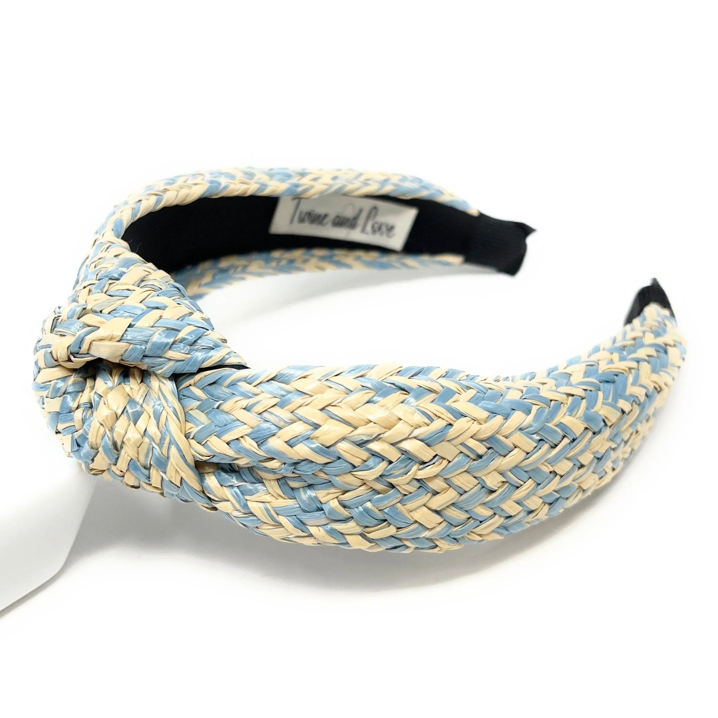 Raffia Woven Knotted Headband