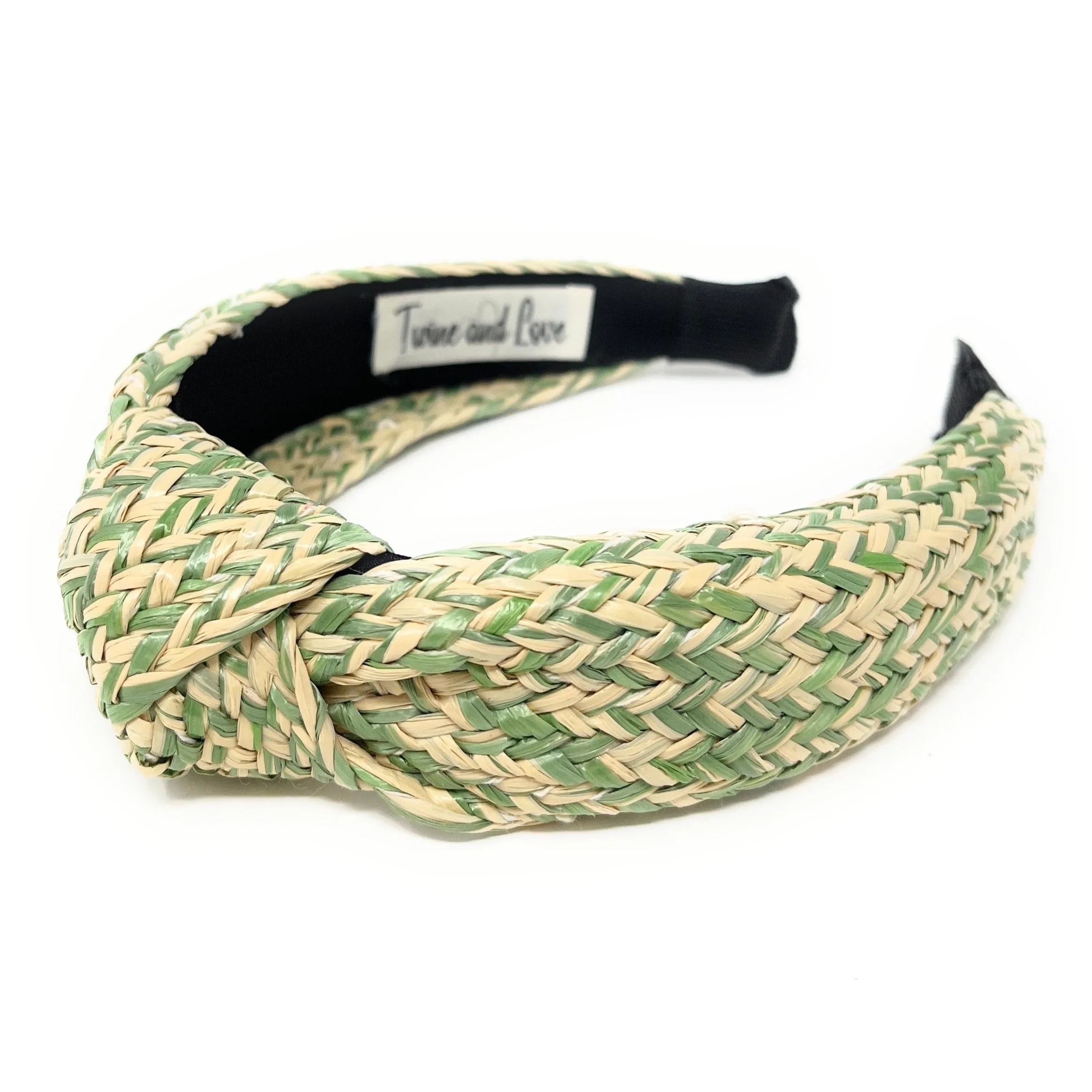 Raffia Woven Knotted Headband