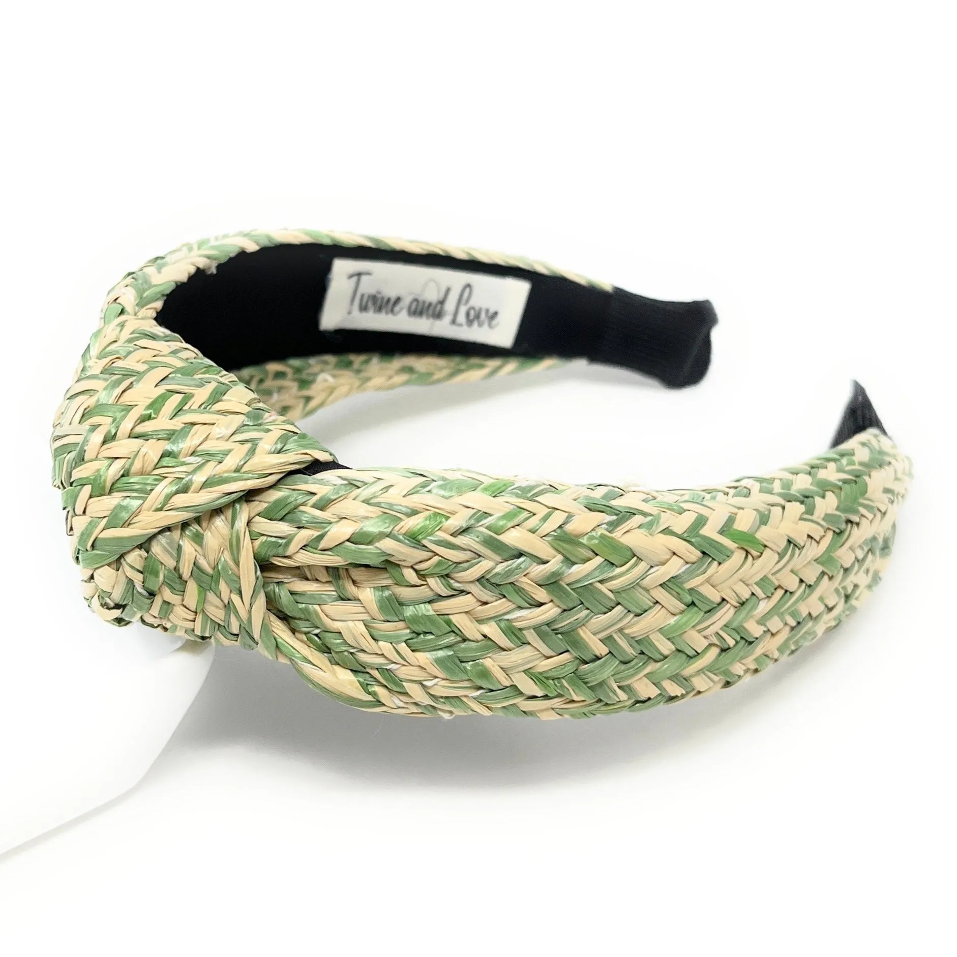 Raffia Woven Knotted Headband