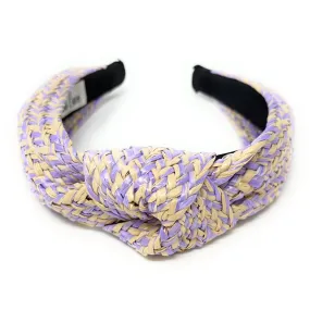 Raffia Woven Knotted Headband