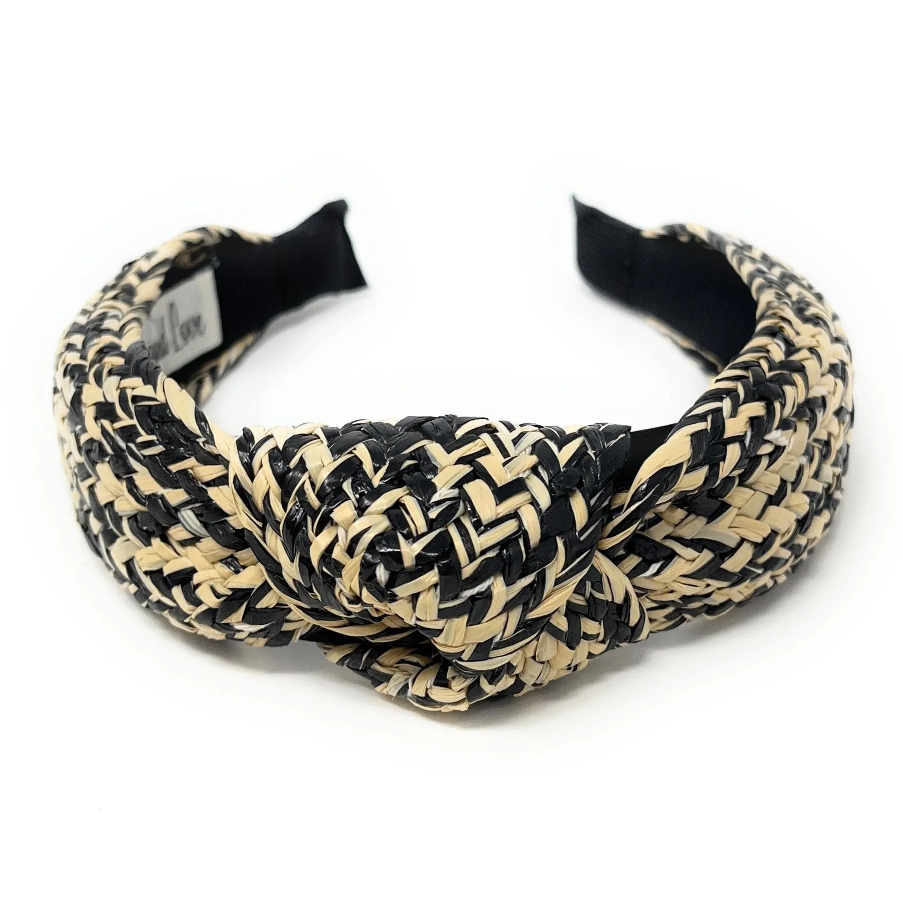 Raffia Woven Knotted Headband