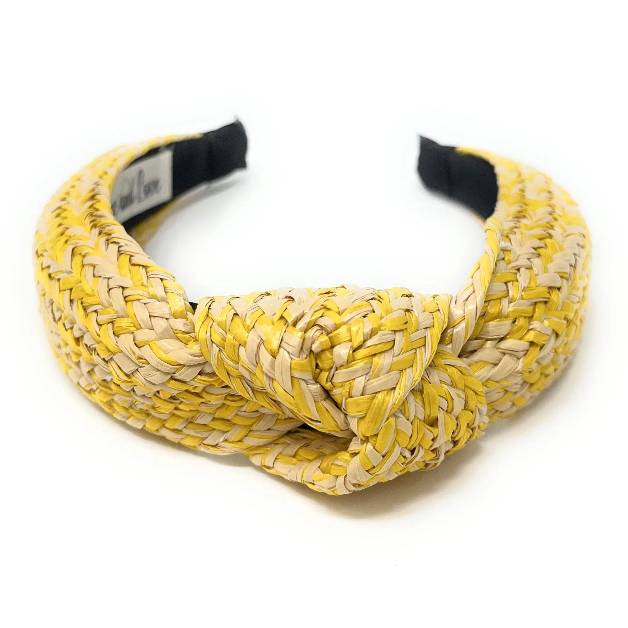 Raffia Woven Knotted Headband