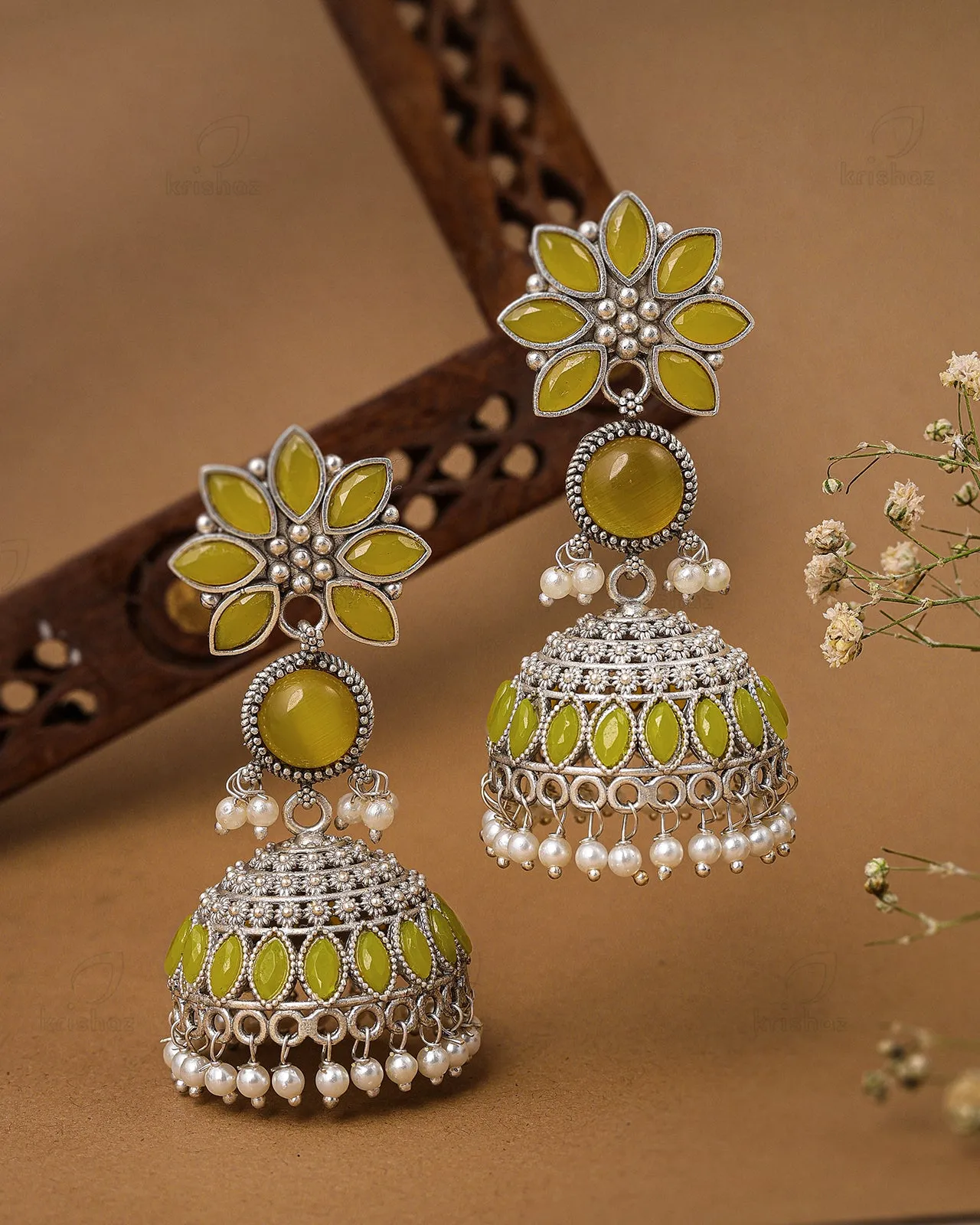 Reshma Jhumki Earrings - wxo