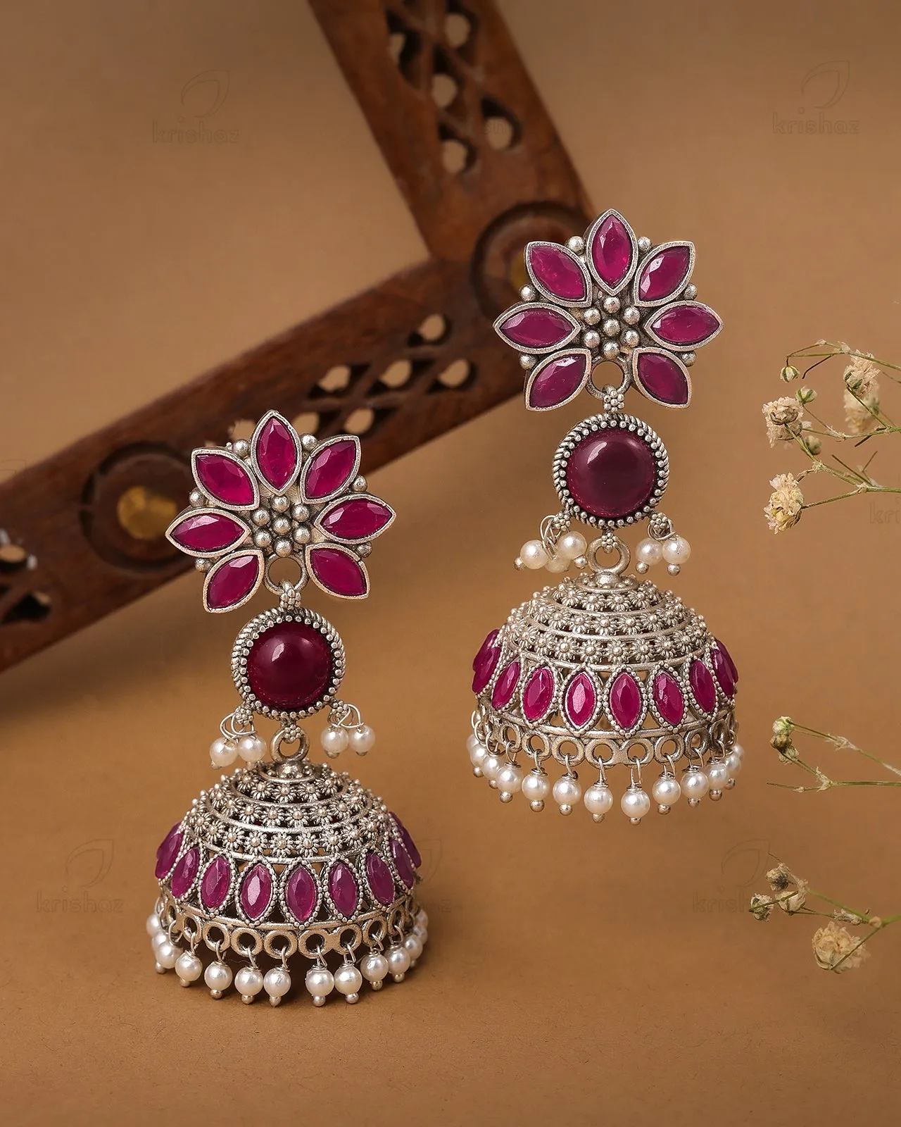 Reshma Jhumki Earrings - wxo